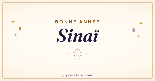 Image « Bonne année Sinaï » au format large
