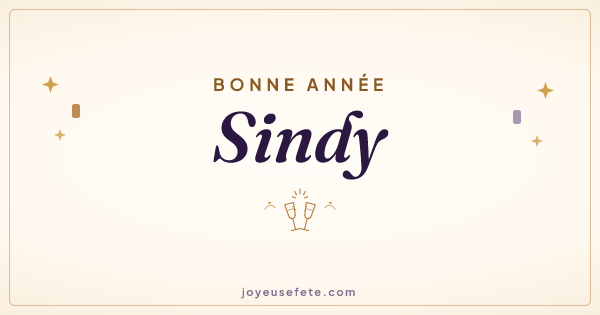 Image « Bonne année Sindy » au format large