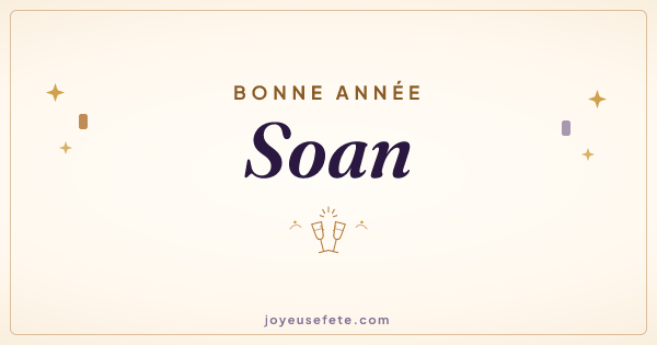 Image « Bonne année Soan » au format large