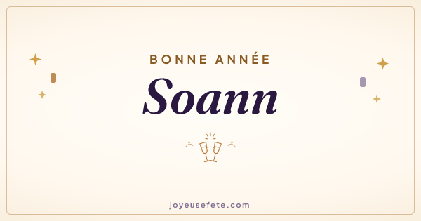 Image « Bonne année Soann » au format large