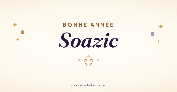 Image « Bonne année Soazic » au format large