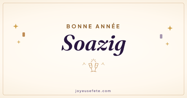 Image « Bonne année Soazig » au format large