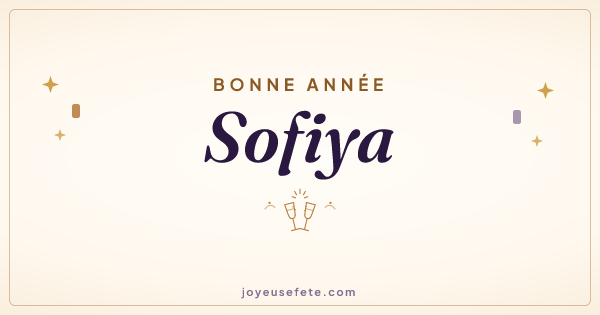 Image « Bonne année Sofiya » au format large