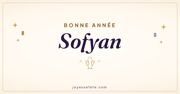 Image « Bonne année Sofyan » au format large