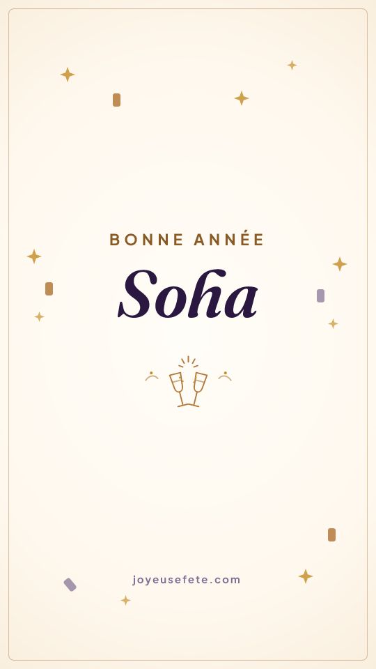 Image « Bonne année Soha » au format story