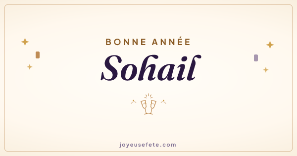 Image « Bonne année Sohail » au format large