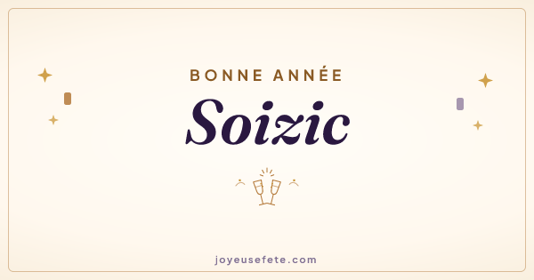 Image « Bonne année Soizic » au format large