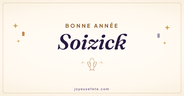 Image « Bonne année Soizick » au format large