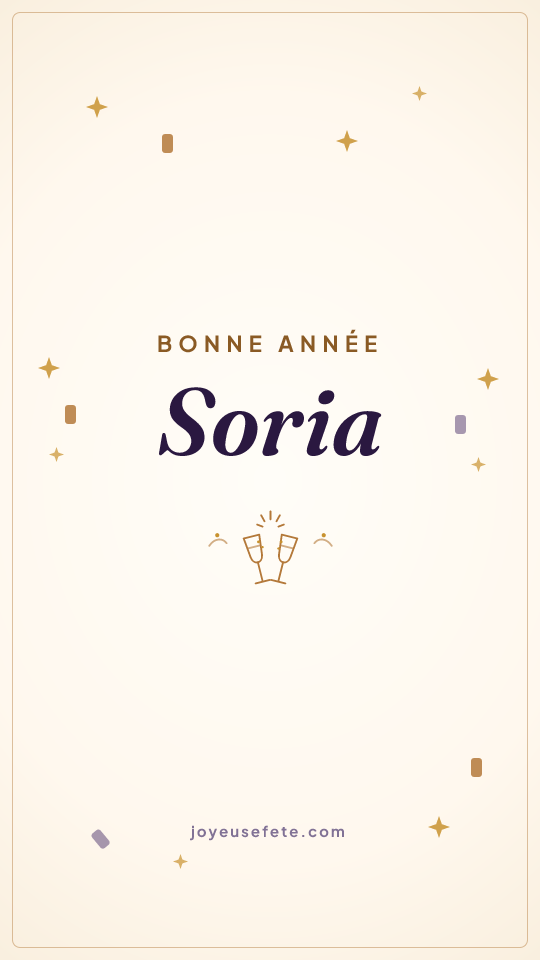 Image « Bonne année Soria » au format story