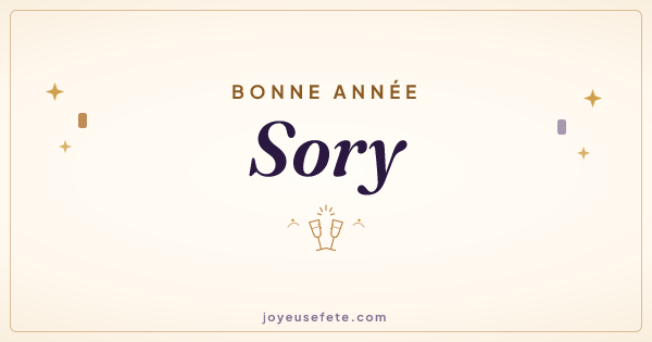 Image « Bonne année Sory » au format large