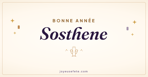 Image « Bonne année Sosthene » au format large