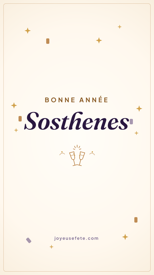 Image « Bonne année Sosthenes » au format story