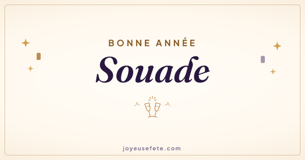 Image « Bonne année Souade » au format large