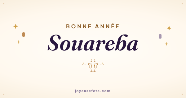 Image « Bonne année Souareba » au format large