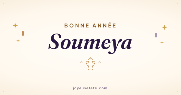 Image « Bonne année Soumeya » au format large