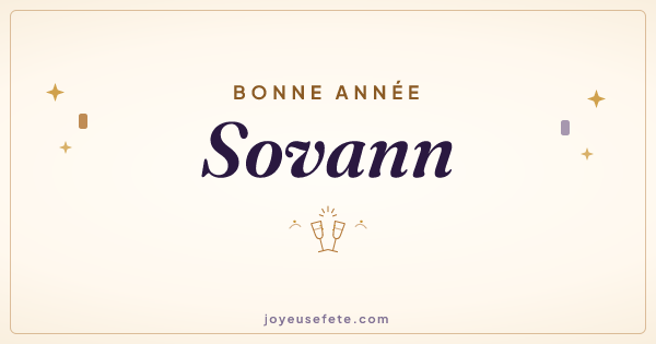 Image « Bonne année Sovann » au format large