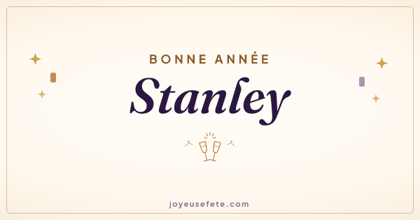 Image « Bonne année Stanley » au format large