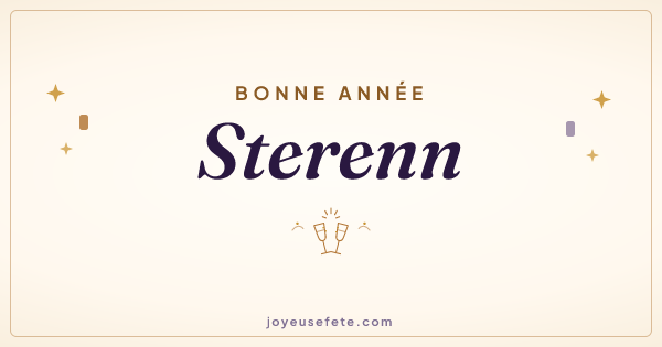 Image « Bonne année Sterenn » au format large