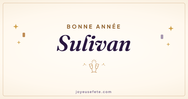 Image « Bonne année Sulivan » au format large