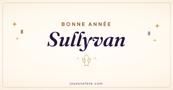 Image « Bonne année Sullyvan » au format large