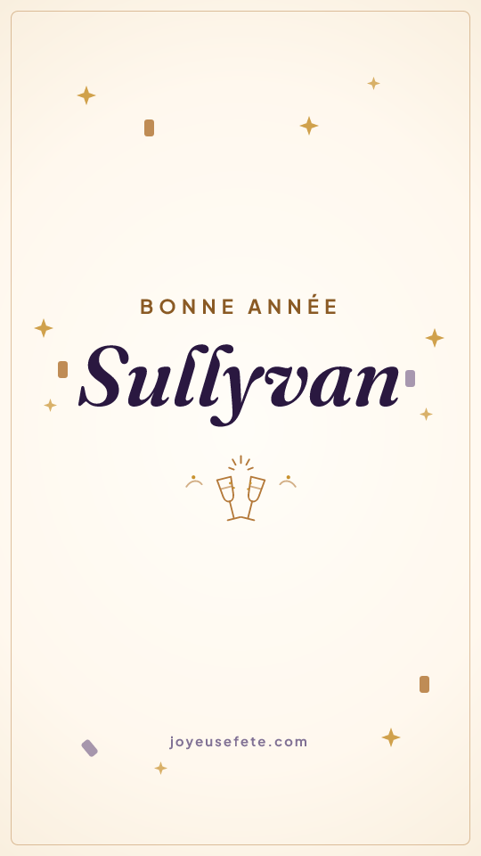 Image « Bonne année Sullyvan » au format story