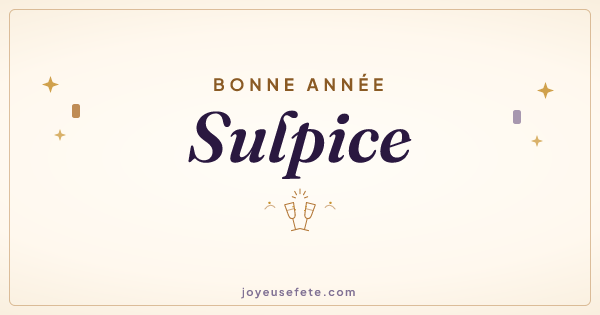 Image « Bonne année Sulpice » au format large