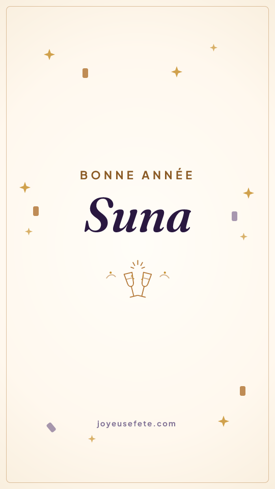 Image « Bonne année Suna » au format story