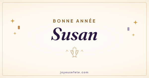 Image « Bonne année Susan » au format large