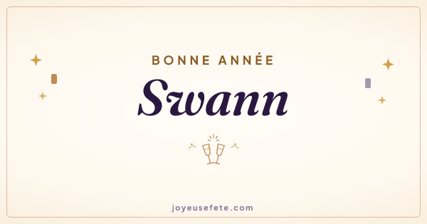 Image « Bonne année Swann » au format large