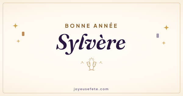 Image « Bonne année Sylvère » au format large