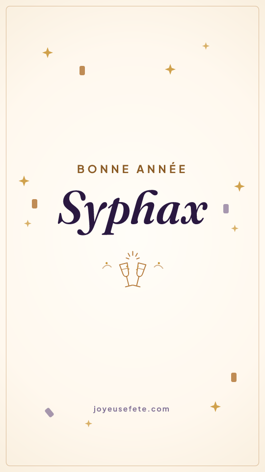 Image « Bonne année Syphax » au format story