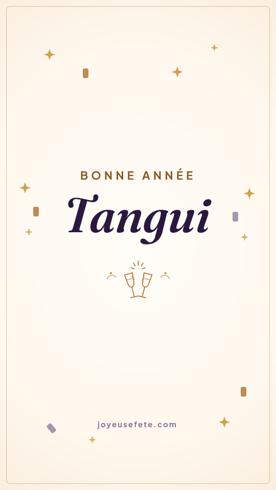 Image « Bonne année Tangui » au format story