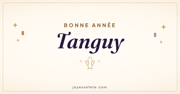 Image « Bonne année Tanguy » au format large