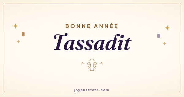 Image « Bonne année Tassadit » au format large