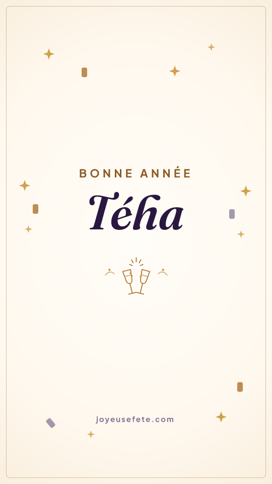 Image « Bonne année Téha » au format story