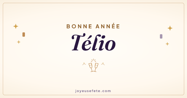 Image « Bonne année Télio » au format large
