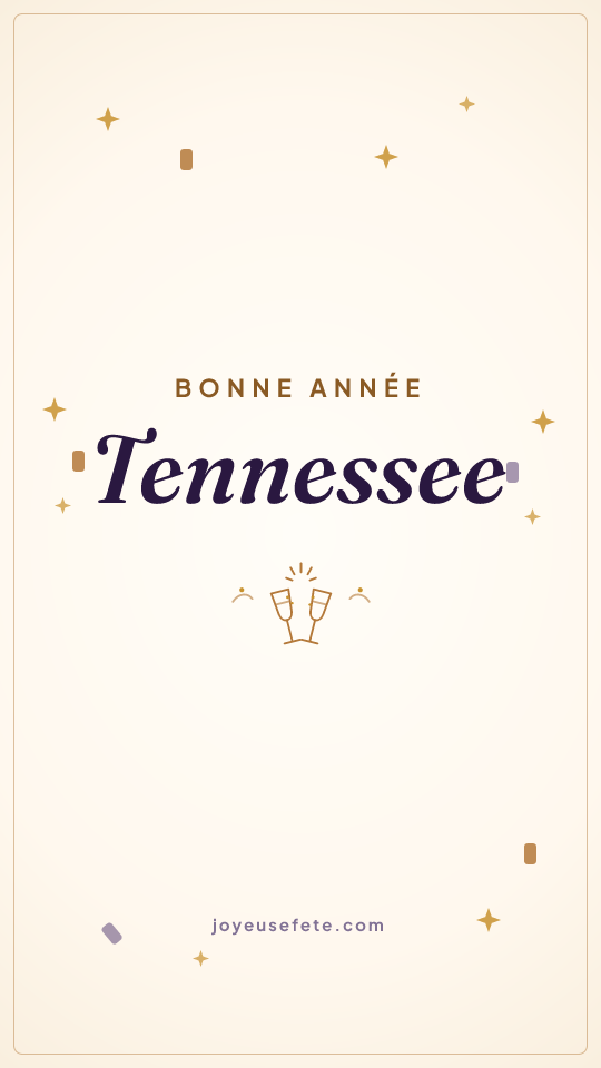 Image « Bonne année Tennessee » au format story