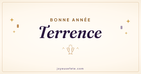 Image « Bonne année Terrence » au format large