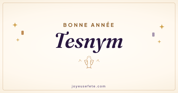Image « Bonne année Tesnym » au format large