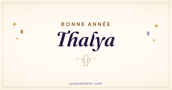Image « Bonne année Thalya » au format large