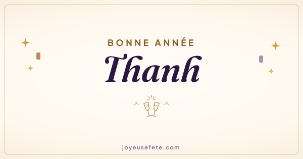 Image « Bonne année Thanh » au format large