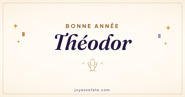 Image « Bonne année Théodor » au format large