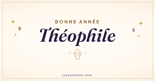 Image « Bonne année Théophile » au format large