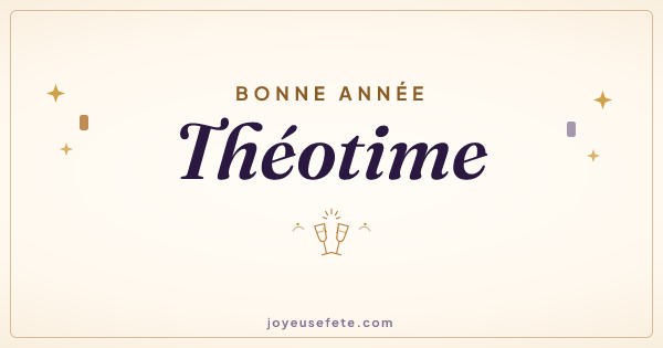 Image « Bonne année Théotime » au format large