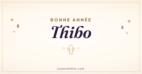 Image « Bonne année Thibo » au format large