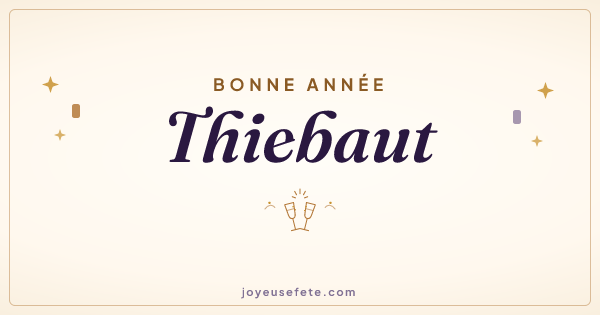 Image « Bonne année Thiebaut » au format large