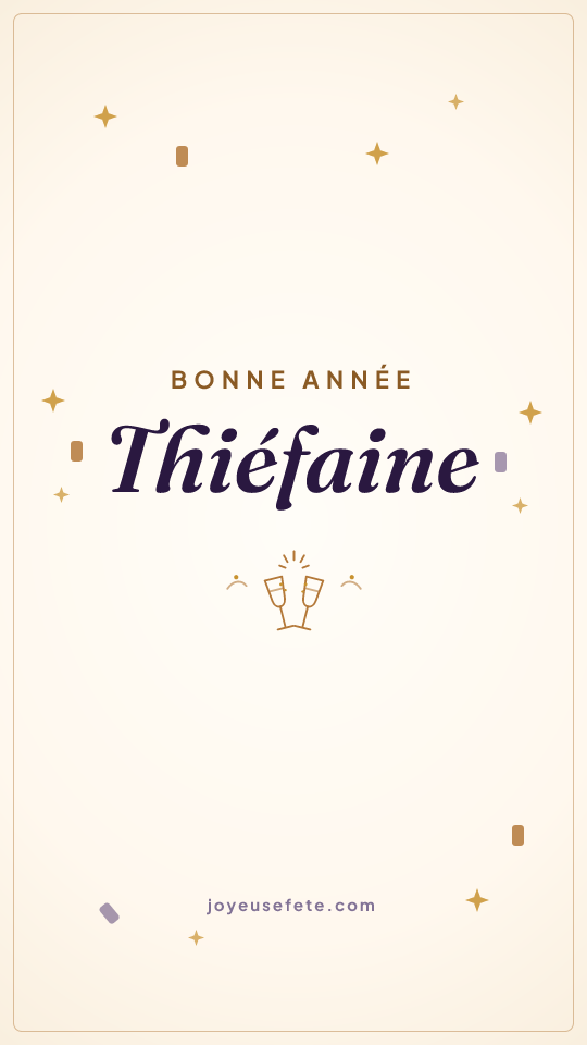 Image « Bonne année Thiéfaine » au format story