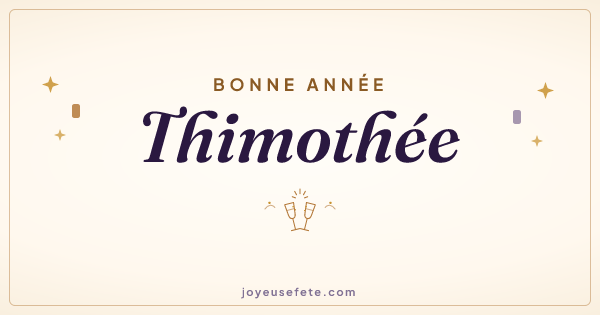 Image « Bonne année Thimothée » au format large