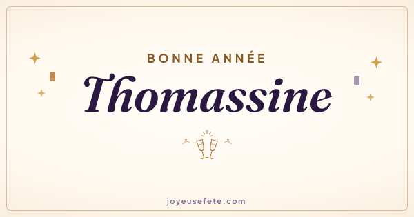 Image « Bonne année Thomassine » au format large