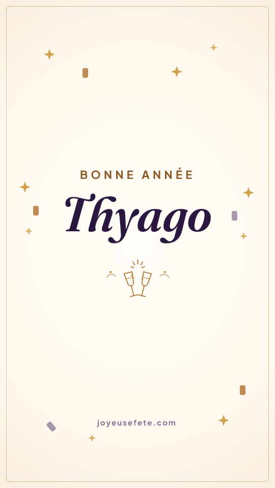 Image « Bonne année Thyago » au format story
